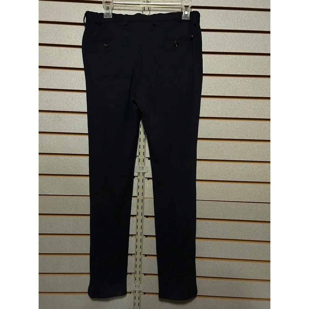 Murano Alex Fit Mens 30x32 Black Dress Pants Modern Comfort Stretch Slacks